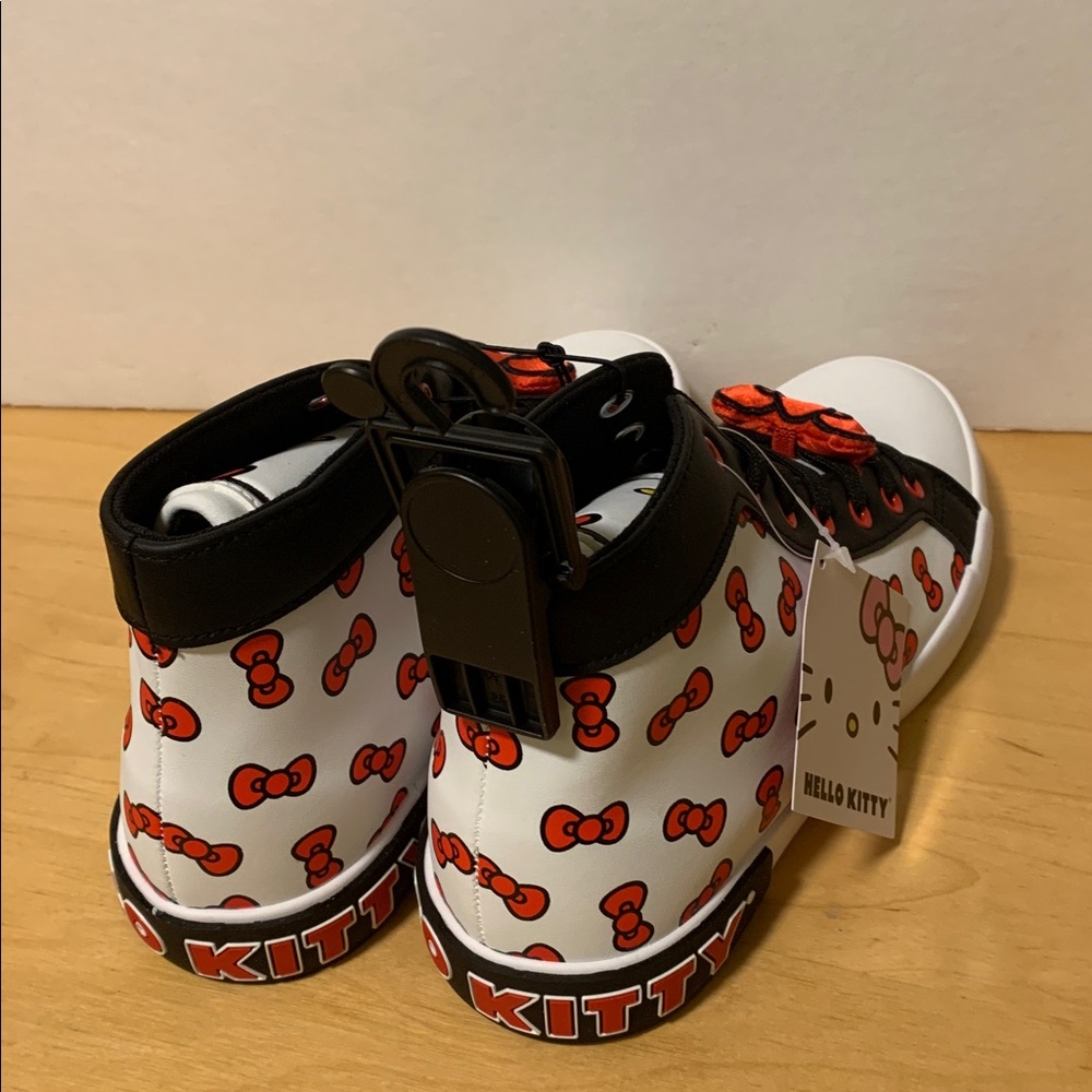 HELLO KITTY x SANRIO Bow Hi-Top Sneakers - Picture 6 of 8